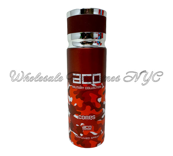 ACO Corps Perfumed Body Spray for Men - 6.67oz/200ml