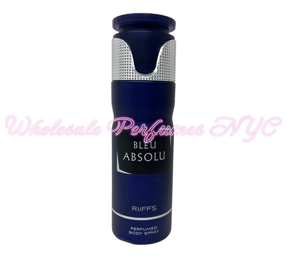 Bleu Absolu by Riffs Perfumed Body Spray for Men - 6.67oz/200ml