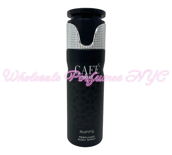 Cafe Noir by Riffs Perfumed Body Spray for Men - 6.67oz/200ml