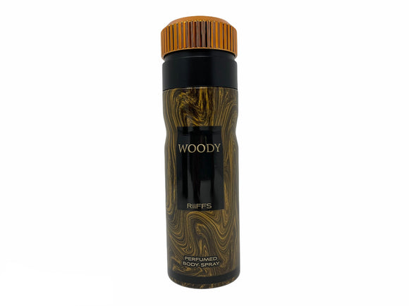 Woody by Riffs Perfumed Body Spray for Men - 6.67oz/200ml