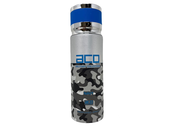 ACO Navy Perfumed Body Spray for Men - 6.67oz/200ml